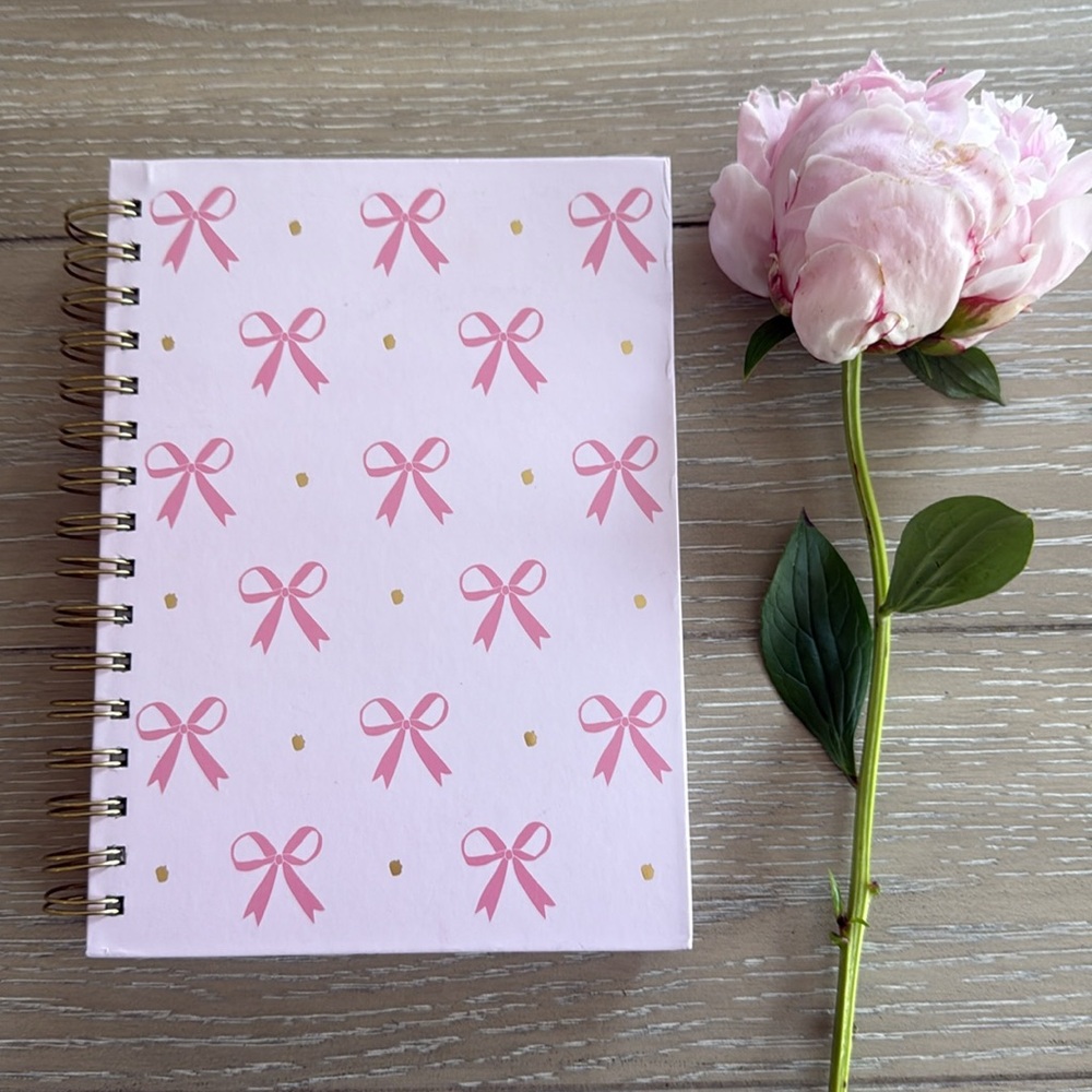 🎀 Coquette spiral notebook/journal 🎀